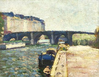 巴黎的桥 Pont De Seine (1897)，亨利·马蒂斯