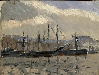 瑟堡港 Port De Cherbourg (1918)，亨利·马蒂斯