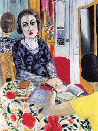 古尔高男爵夫人的肖像 Portrait of Barones Gourgaud (1924)，亨利·马蒂斯