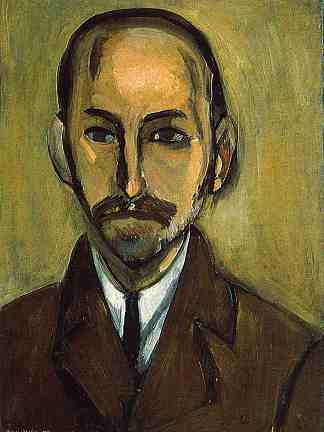 迈克尔·斯坦的肖像 Portrait of Michael Stein (1916)，亨利·马蒂斯