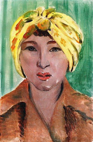 伊冯的肖像 Portrait of Yvonne (1919)，亨利·马蒂斯