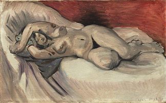 斜倚的裸体 Reclining Nude (c.1925)，亨利·马蒂斯