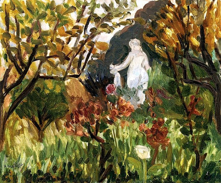 雷诺阿的花园 Renoir's Garden (1917),亨利·马蒂斯