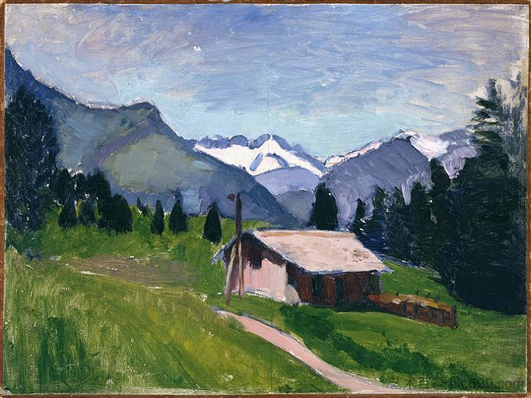 萨阿尔卑斯山 Savoy Alps (1901),亨利·马蒂斯