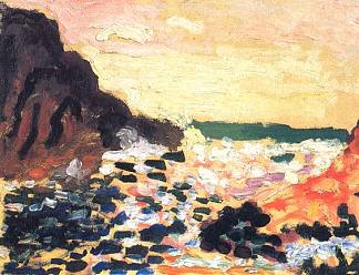海景 Seascape (1906)，亨利·马蒂斯