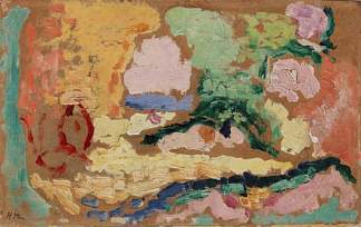 为Le Bonheur De Vivre画的草图 Sketch for Le Bonheur De Vivre (1906)，亨利·马蒂斯