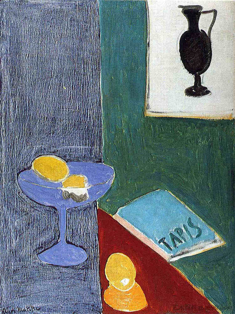 静物与柠檬 Still Life with Lemons (1914)，亨利·马蒂斯