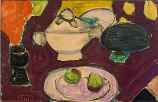 静物画 Still Life (1941)，亨利·马蒂斯