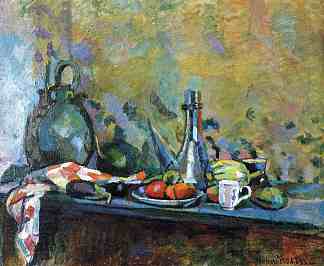静物与咕噜咕噜（I） Still Life With a Purro (I) (1904)，亨利·马蒂斯