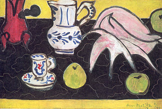 《贝壳静物 Still Life with a Shell (1940)，亨利·马蒂斯