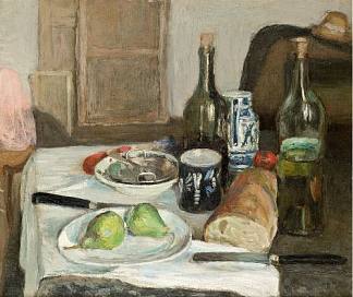 《黑刀静物 Still Life with Black Knives (1896)，亨利·马蒂斯