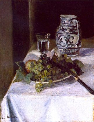 《葡萄静物》 Still Life with Grapes (1896)，亨利·马蒂斯