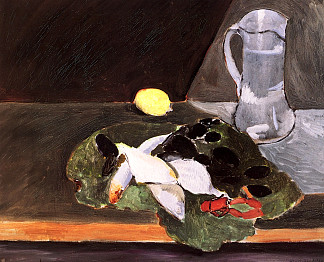 柠檬静物 Still Life with Lemon (1921)，亨利·马蒂斯
