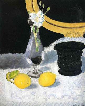 柠檬静物 Still Life with Lemons (1919)，亨利·马蒂斯