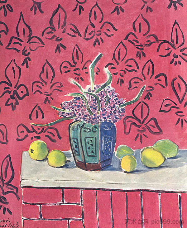 柠檬静物 Still Life With Lemons (1943)，亨利·马蒂斯