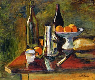 静物与橙子 Still Life with Oranges (1898)，亨利·马蒂斯