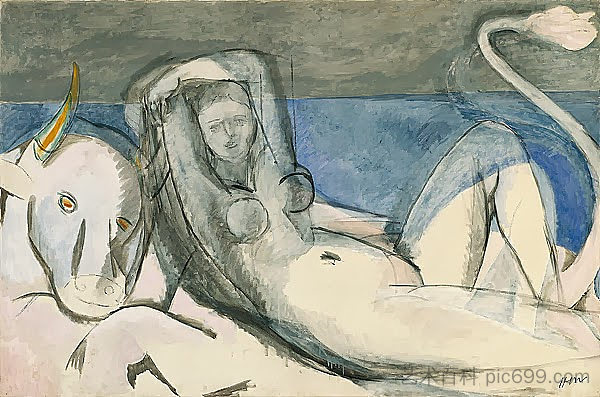 欧洲的绑架 The Abduction of Europe (c.1929),亨利·马蒂斯