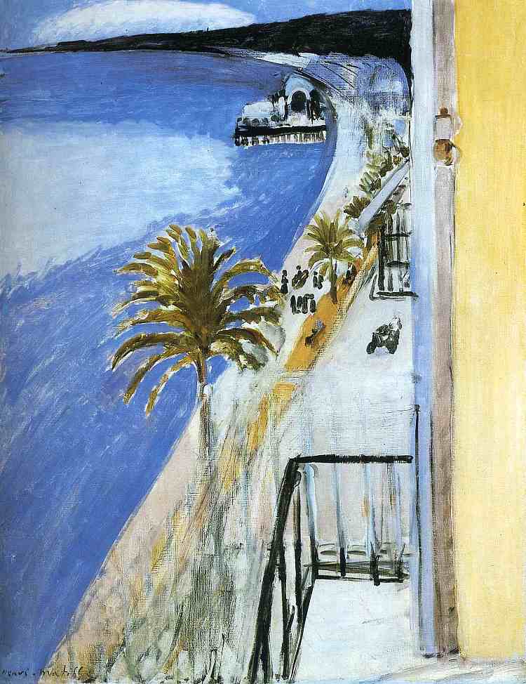 尼斯湾 The Bay of Nice (1918)，亨利·马蒂斯