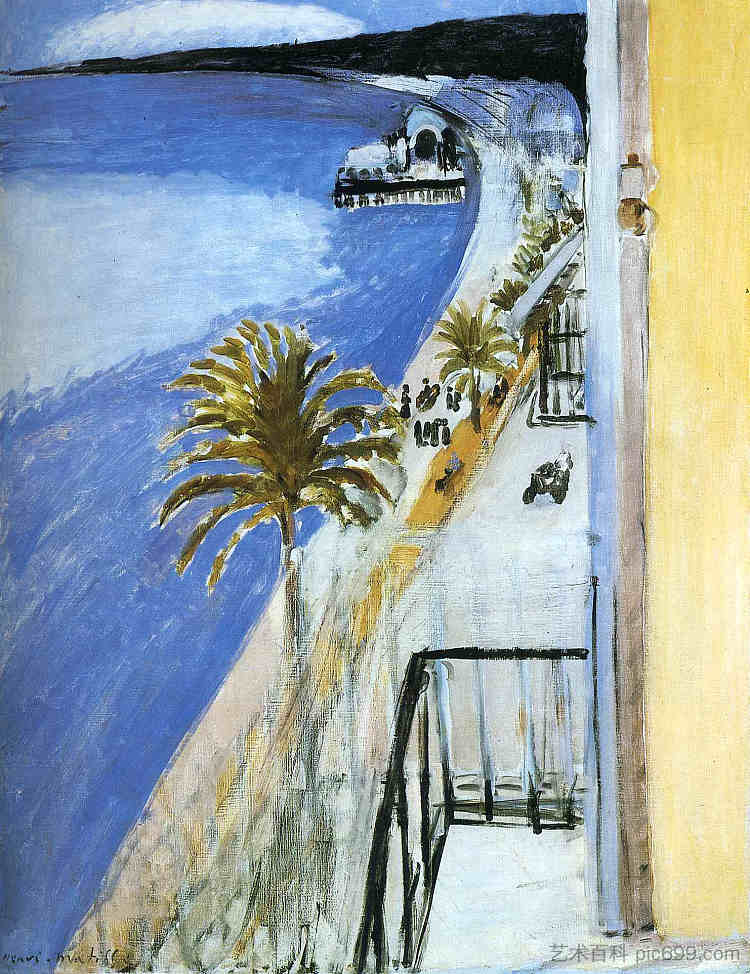 尼斯湾 The Bay of Nice (1918),亨利·马蒂斯