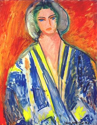 The Blue Gandoura The Blue Gandoura (1951)，亨利·马蒂斯