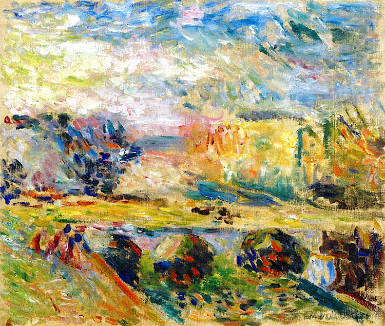 这座桥 The Bridge (1901)，亨利·马蒂斯
