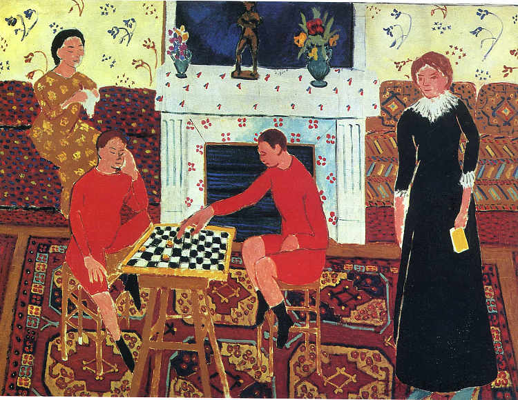 艺术家的家庭 The Family of the Artist (1911),亨利·马蒂斯