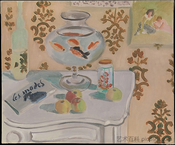 金鱼缸 The Goldfish Bowl (1921 - 1922)，亨利·马蒂斯