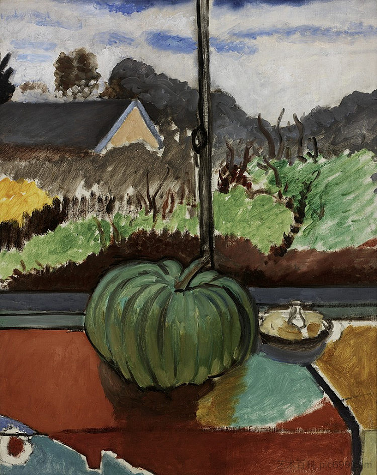 绿南瓜 The Green Pumpkin (1916),亨利·马蒂斯