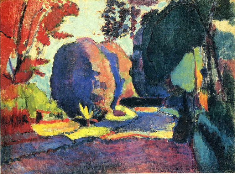 卢森堡花园 The Luxembourg Gardens (1901),亨利·马蒂斯