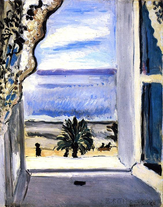打开的窗户 The Open Window (1918),亨利·马蒂斯