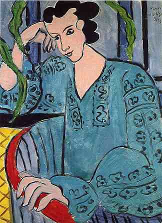 罗马尼亚绿衬衫 The Romanian Green Bluse (1939)，亨利·马蒂斯