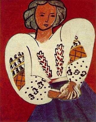 罗马尼亚衬衫 The Romanian Blouse (1940)，亨利·马蒂斯