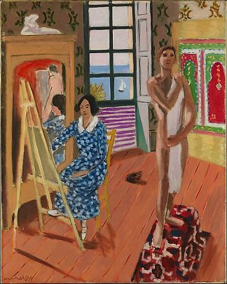 三点钟的坐姿 The Three O’Clock Sitting (1924)，亨利·马蒂斯