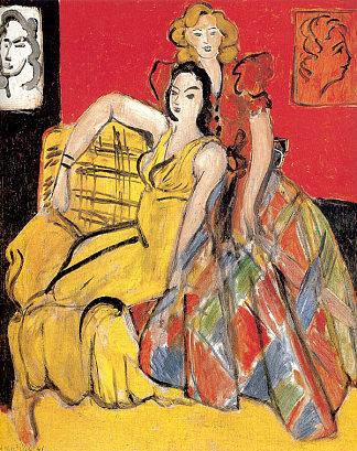 两个女孩 Two Girls (1941)，亨利·马蒂斯