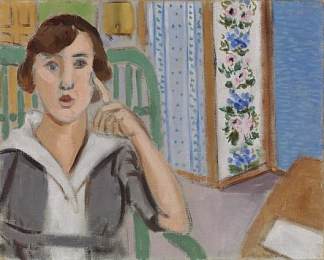 女人与银幕 Woman and Screen (1919)，亨利·马蒂斯