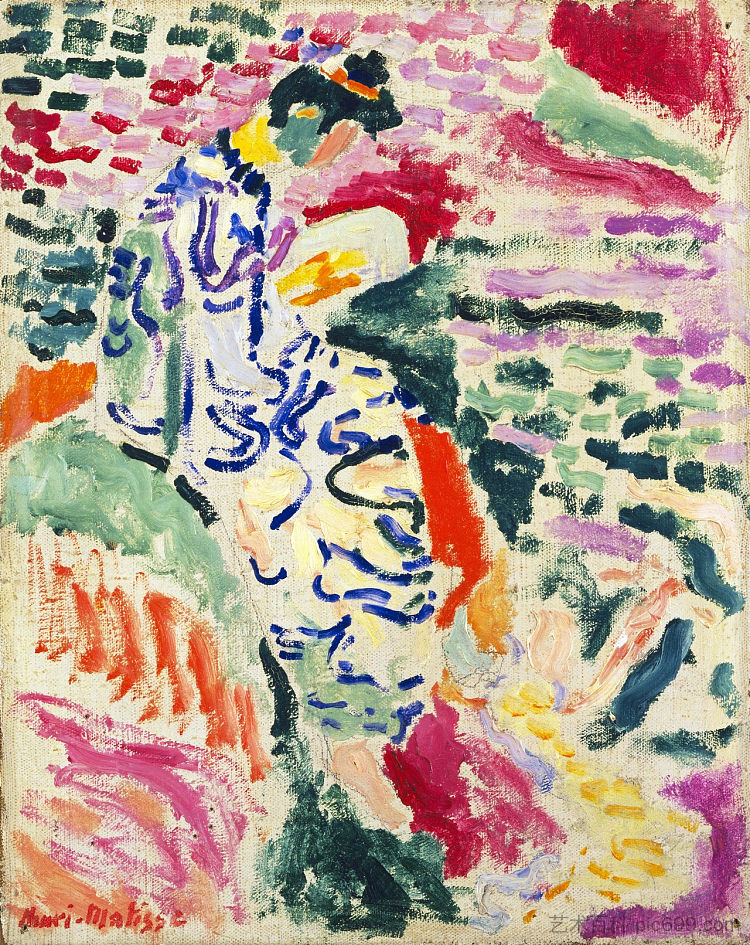 水边的女人 Woman Beside the Water (1905),亨利·马蒂斯