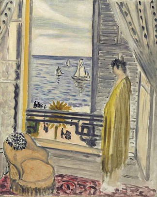 窗边的女人 Woman By The Window (1920)，亨利·马蒂斯