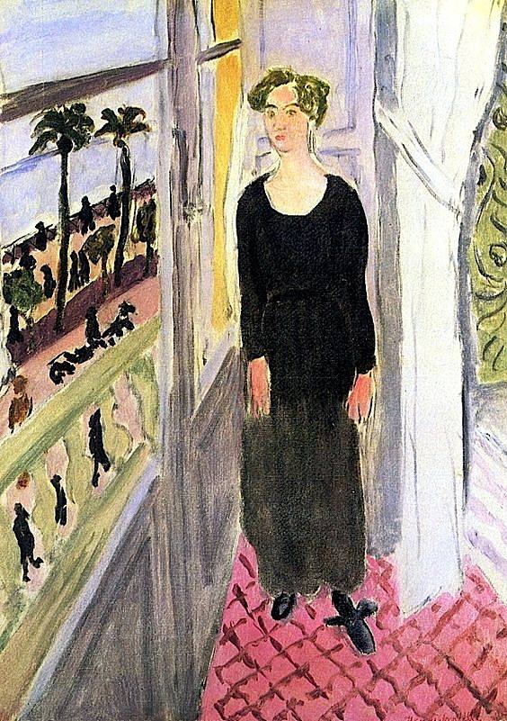 窗边的女人 Woman by the Window (1921)，亨利·马蒂斯