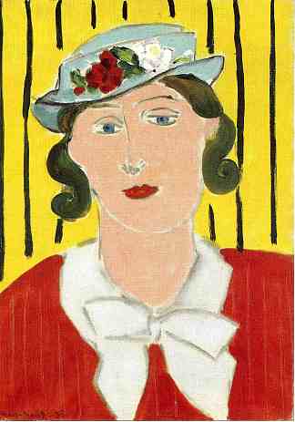 女人的肖像 Woman Portrait (1939)，亨利·马蒂斯