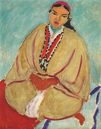 黄色的佐拉 Zorah in Yellow (1912)，亨利·马蒂斯