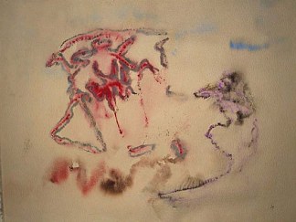 无题 Untitled (1957 – 1958; France                     )，亨利·米修