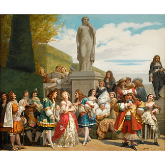 莫里哀在凡尔赛 Molière at Versailles (1868)，亨利-皮埃尔·皮库