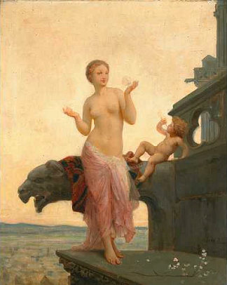 爱的天使 Angel of Love (1884)，亨利-皮埃尔·皮库