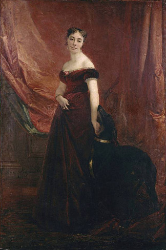 福克斯-杜帕克夫人 Mme Fouques-duparc (1867)，亨利·雷诺