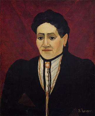 一个女人的肖像 Portrait of A Woman (1905)，亨利·卢梭