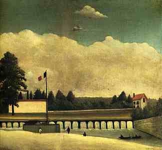 大坝 The Dam (1891 – 1893)，亨利·卢梭