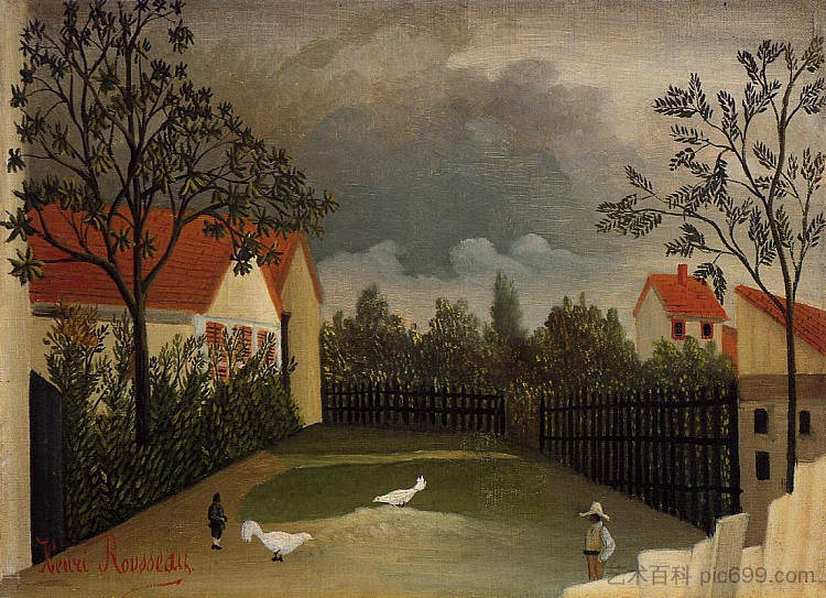 家禽场 The Poultry Yard (1896 - 1898),亨利·卢梭