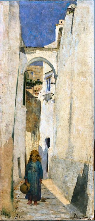 卡普里街 Street of Capri (1882)，恩里克·波绍