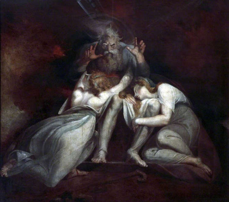 俄狄浦斯之死 The Death of Oedipus (1784)，亨利·福塞利