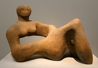 卧式人物 Figura Recumbente (1938)，亨利·摩尔